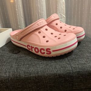 Pink Crocs